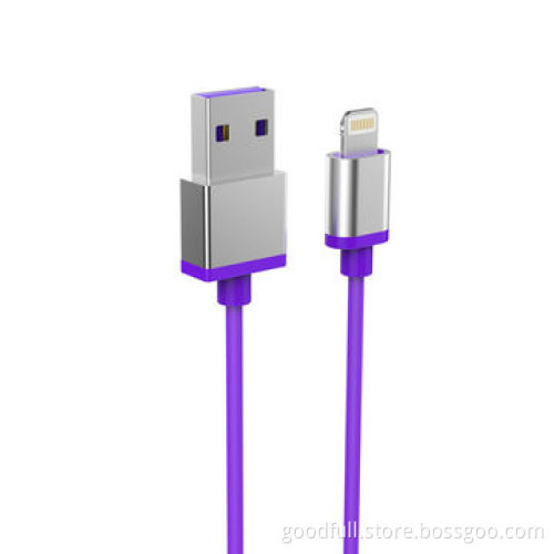 Round Cable for iPhone 5, iOS Latest System, Up to 4.8Gbps High-speed